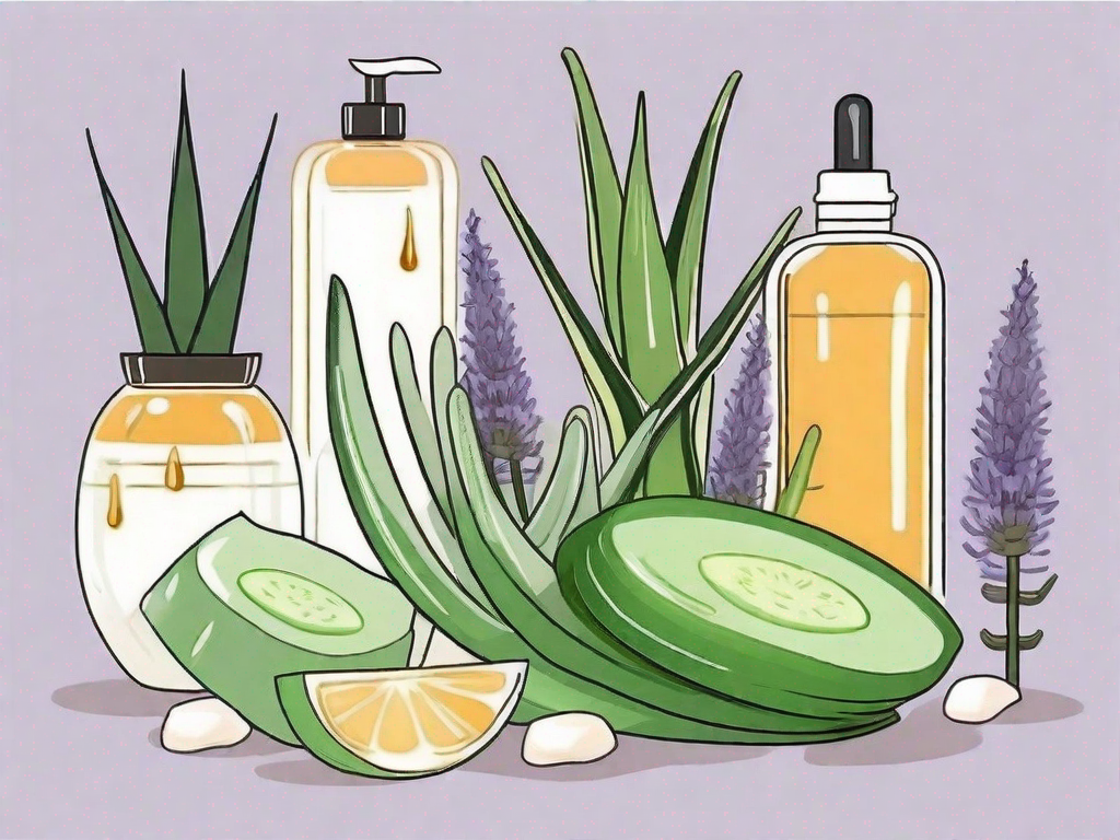 Dessin de produits cosmétiques pour la peau.